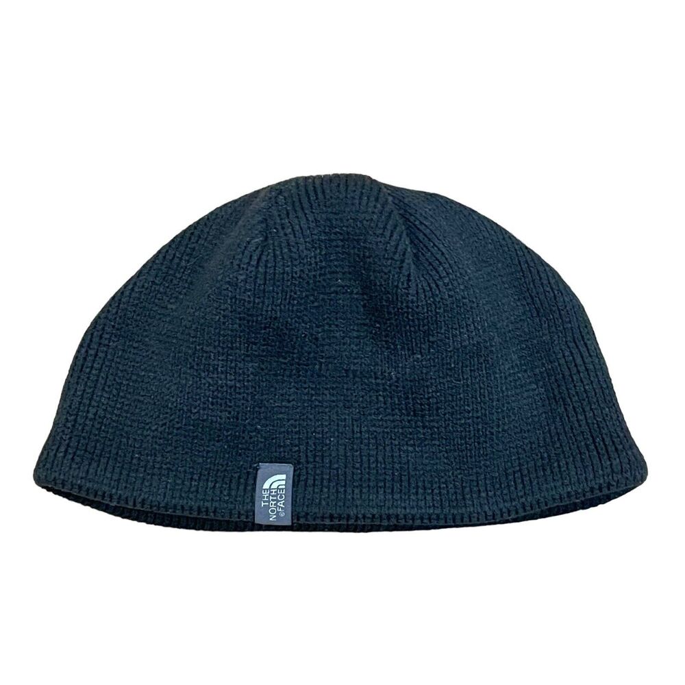 North Face Beanie One Size Gray Hat Cap Winter Outdoors Casual Mens Unisex